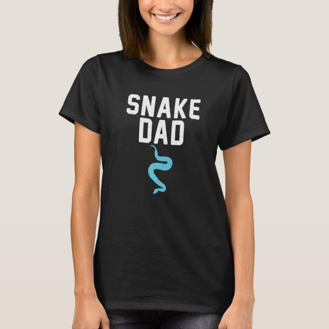 Snake Dad Snake  Father T-Shirt (Front)