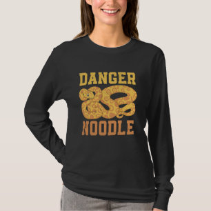 Snake Danger Noodle Serpent Python Wild Reptile T-Shirt