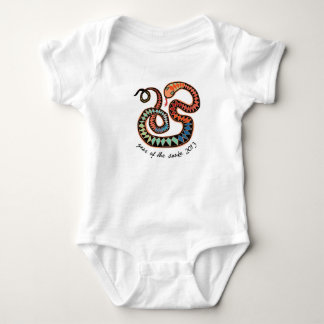 Snake design created exclusively for 2013 babies. baby bodysuit