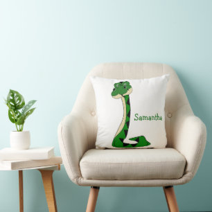 Snake Design Personalised Throw Pillow