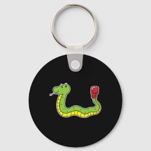 Snake Does Boxing  Keychain