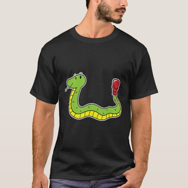 Snake Does Boxing  T-Shirt (Front)