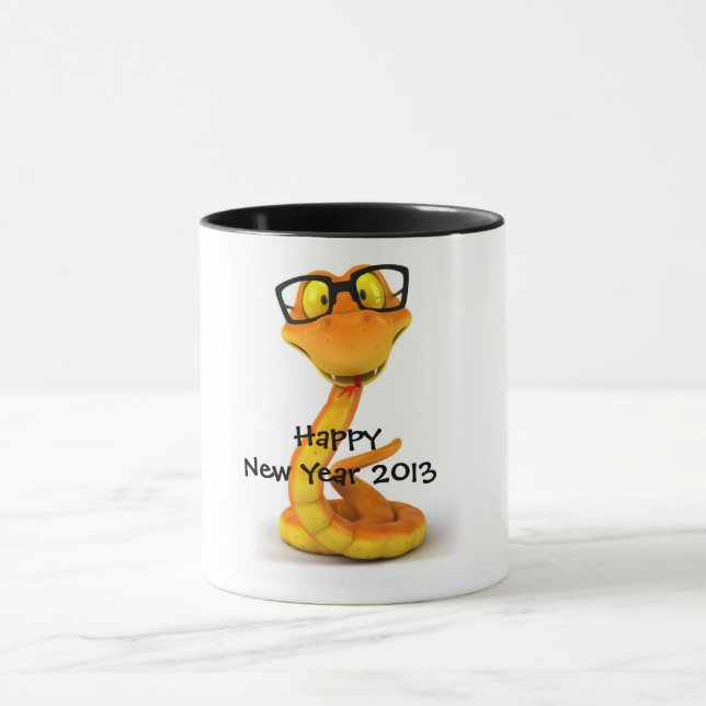 Snake Dude | Cute Chinese Zodiac Sign Mug (Center)