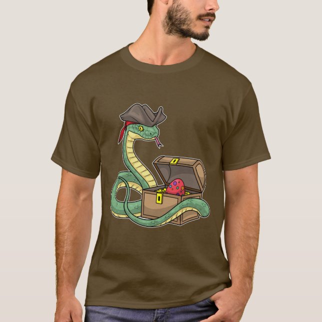 Snake Easter Pirate T-Shirt (Front)