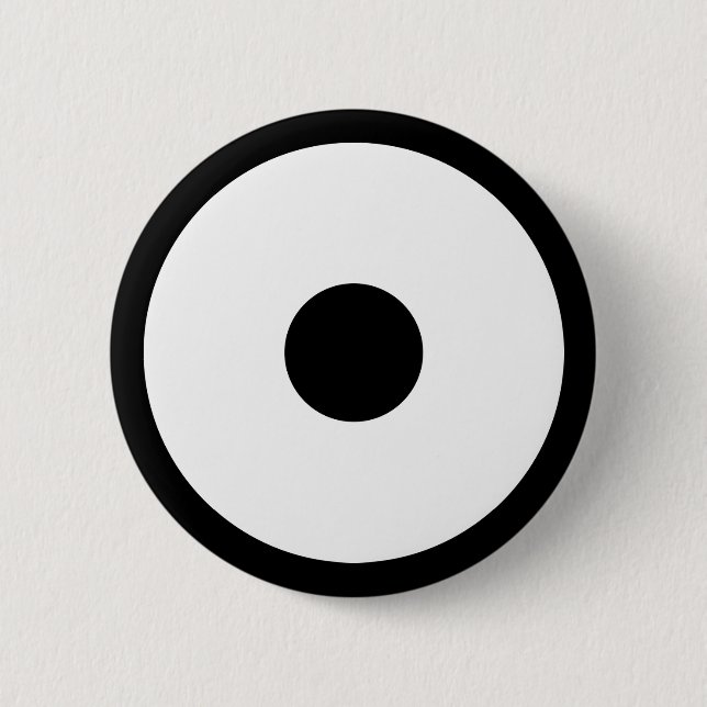 Snake eye 2 inch round button (Front)