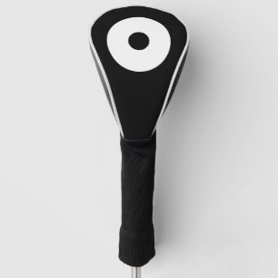 Snake eye golf head cover