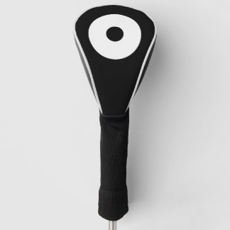 Snake eye golf head cover