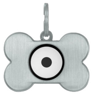 Snake eye pet name tag