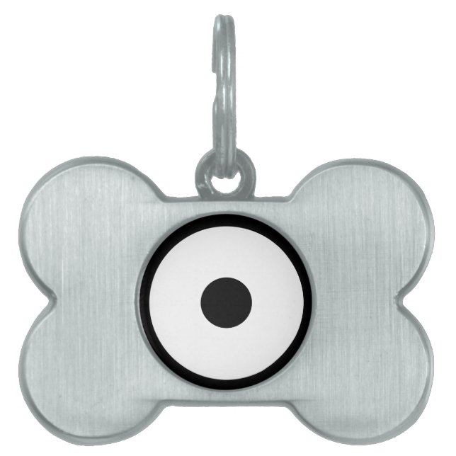 Snake eye pet name tag (Front)