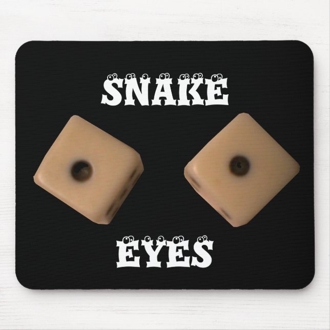 SNAKE EYES MOUSE PAD (Front)