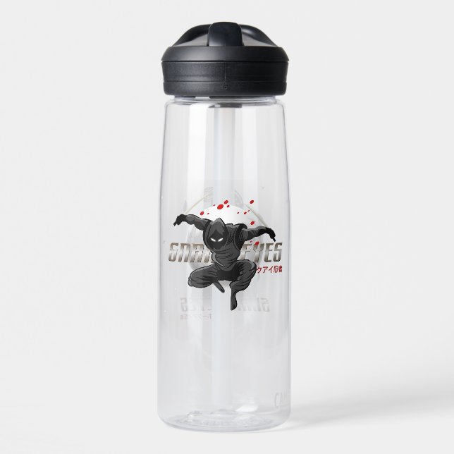 Snake Eyes Ninja | 25oz Water Bottle (Front)