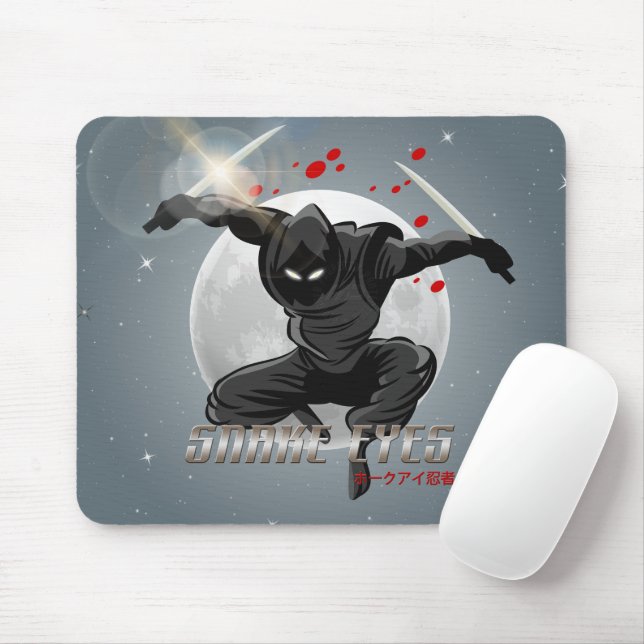Snake Eyes Ninja |  Mouse Pad (With Mouse)