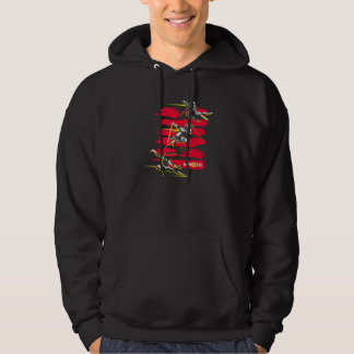 Snake Eyes Ninja Red Stripes Hoodie
