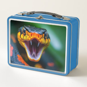 Snake Fangs Metal Lunch Box