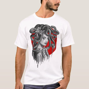 Snake Head Girl Medusa T-Shirt