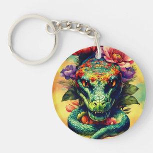 Snake head  keychain