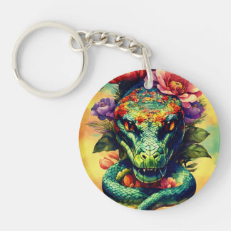 Snake head  keychain