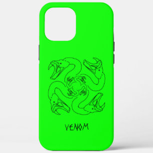 Snake head wheel, fangs ready to strike, Venom iPhone 12 Pro Max Case