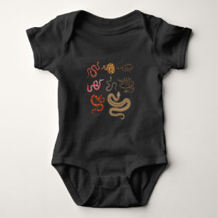 Snake Hunter Reptile Collector Animal Education Baby Bodysuit