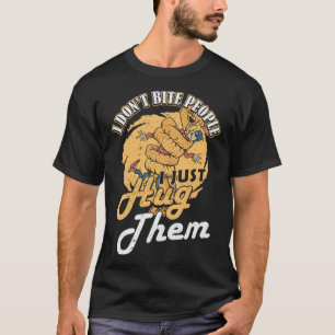 Snake I Dont Bite People Banana Ball Python 1 T-Shirt