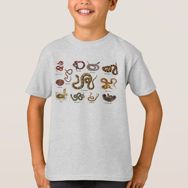 Snake Identification Apparel T-Shirt (Front)