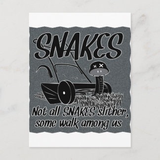 Snake in the Grass Postcard