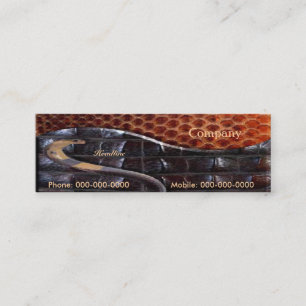Snake Leather Business Card