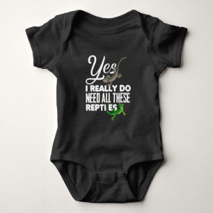 Snake Lizard Cool Reptiles Owner amphibian Baby Bodysuit