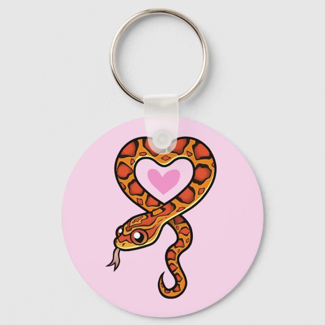 Snake Love Keychain (Front)