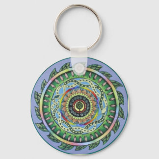 Snake Mandala Keychain
