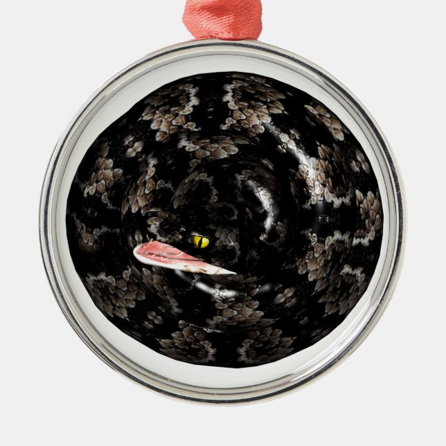 Snake Metal Ornament (Front)
