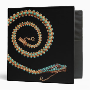 Snake necklace, 1844 binder