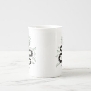 Snake Oasis Bone China Mug