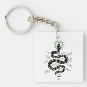 Snake Oasis Keychain