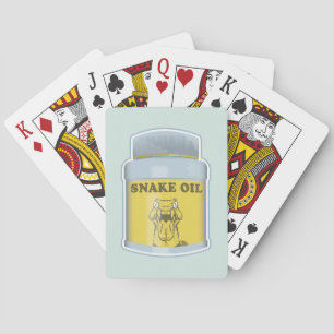 Snake oil alternative medicine playing cards