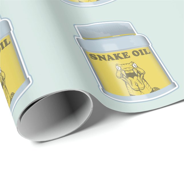 Snake oil alternative medicine wrapping paper (Roll Corner)