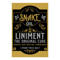Snake oil salesman funny gifts for sales people  