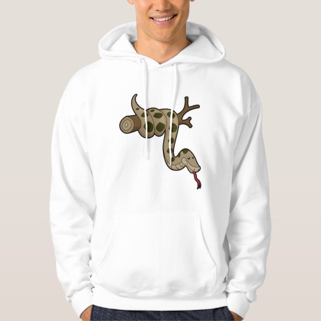 Snake on Branch Hoodie (Front)