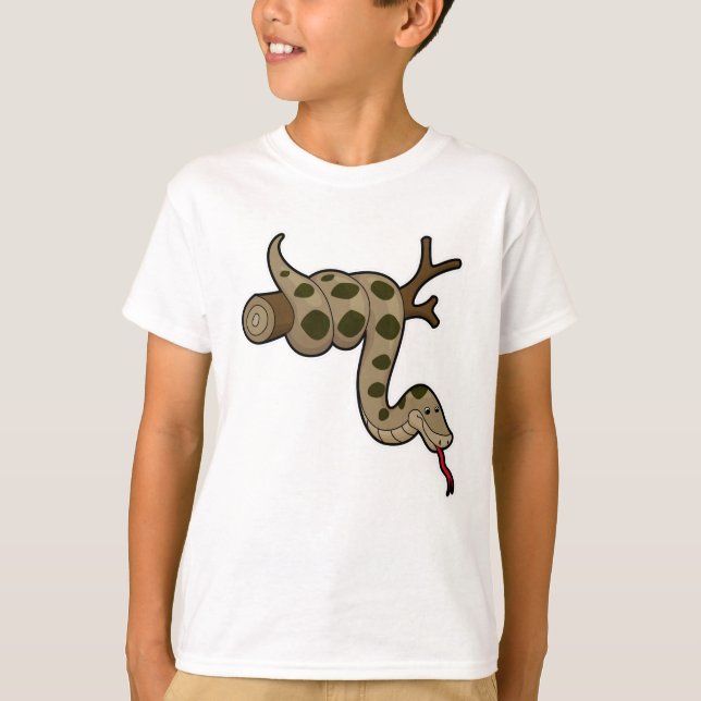 Snake on Branch T-Shirt (Front)