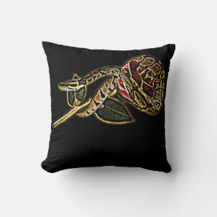 Snake Pillow Ball Python and Rose