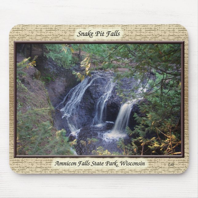 Snake Pit Falls mousepad (Front)