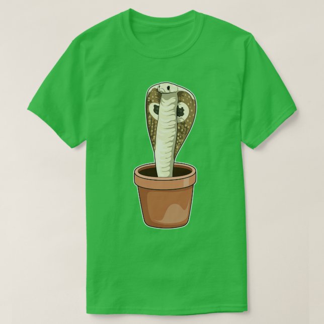 Snake Plant pot T-Shirt (Design Front)