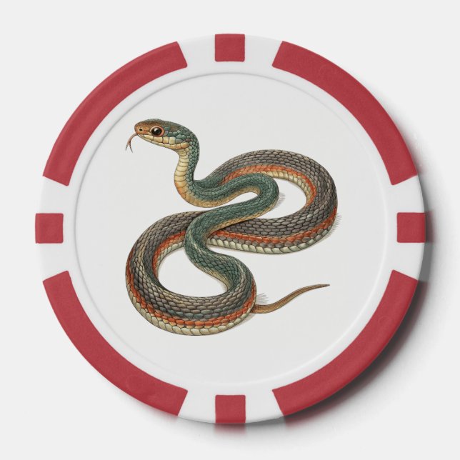 Snake Poker Chips (Front)