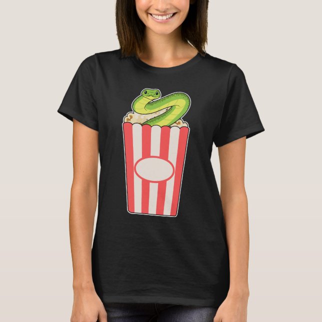 Snake Popcorn T-Shirt (Front)