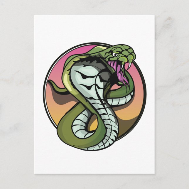 Snake Postcard (Front)