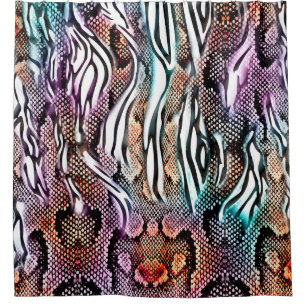 Snake Print, Animal print, ccolorful,