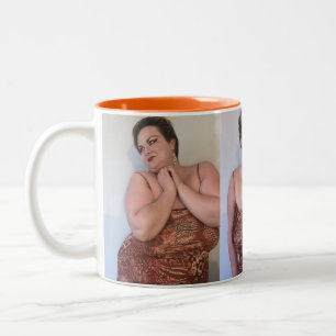 Snake Print Dress 3 Photos Mug