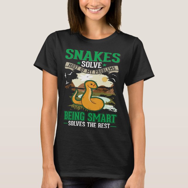 Snake Python Adder Corn Snake T-Shirt (Front)