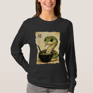 Snake Ramen Japanese Kawaii Anime Snake T-Shirt