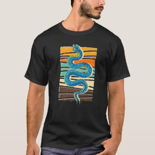 Snake Reptile Keeper Pet Animal Retro Snake T-Shirt